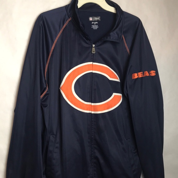 NFL Other - NFL Team Apparel Chicago Bears zip up jacket with pockets size extra large tall